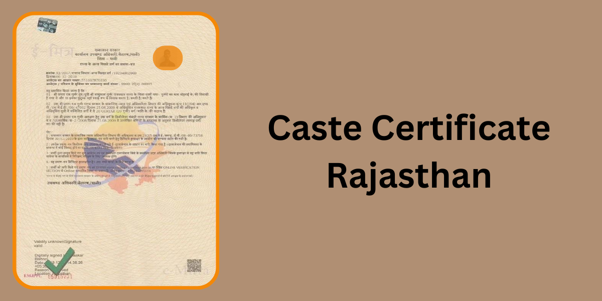 Caste Certificate Rajasthan: let us know the all information of Jati Praman Patra